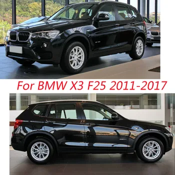 Avto Body Styling Nalepka, Plastična Okna, Stekla, Veter Vizir Dež/Sun Stražar Vent Za BMW X3 F25 2011 2012 2013 2016 2017