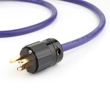 Moč -Kabel -Kabel Hi-fi XLO Sklic 2 EU/ZDA Napajalni Kabel, Kabel Z F110 Ženski Plug EU napajalni vod električni avdio podaljša kabel