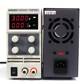 KPS3010DF 0-30V/0-10A 110V-230V ZA 0,1 V/0.001 EU LED Digitalni Nastavljivo Stikalo DC napajalnik mA zaslon